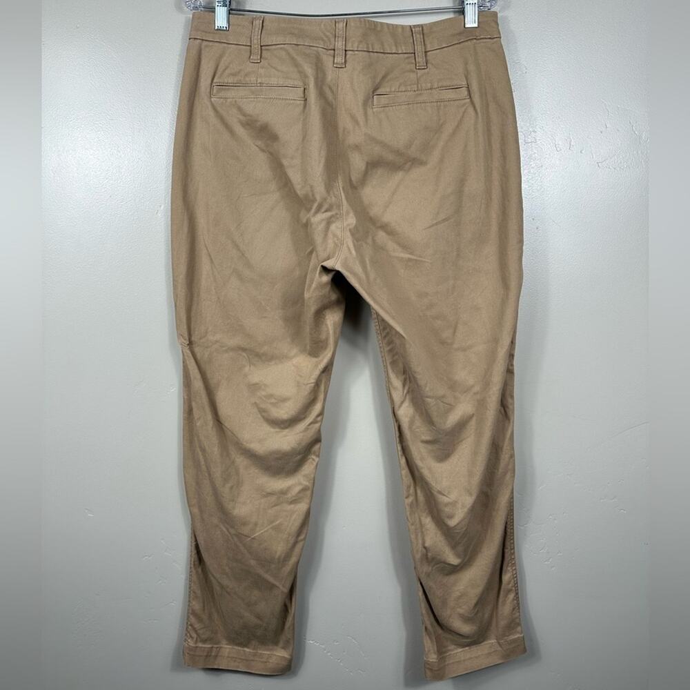 J. Crew Women’s High Rise Girlfriend Chino Pant in Camel Brown Size 10 - Picture 3 of 9